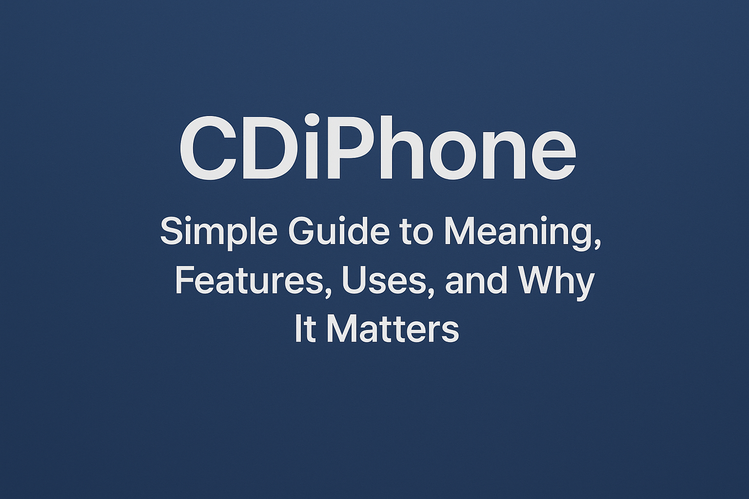 cdiphone