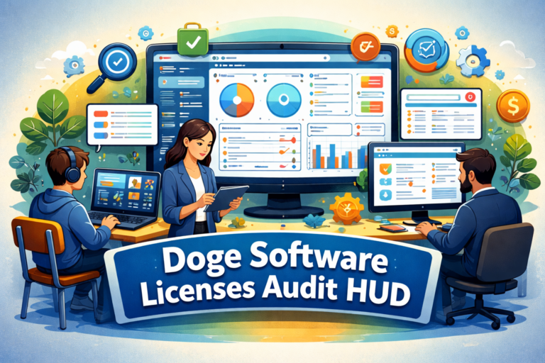 doge software licenses audit hud